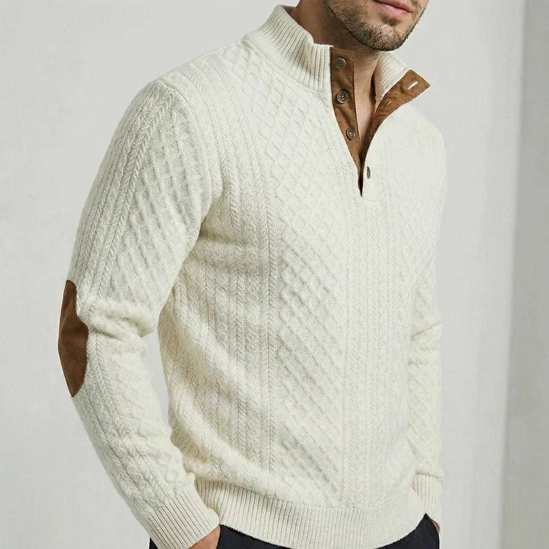 Crown - Men's Classic High Collar Pullover