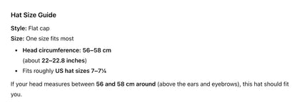 Richmond Ultra Comfortable Flat Cap
